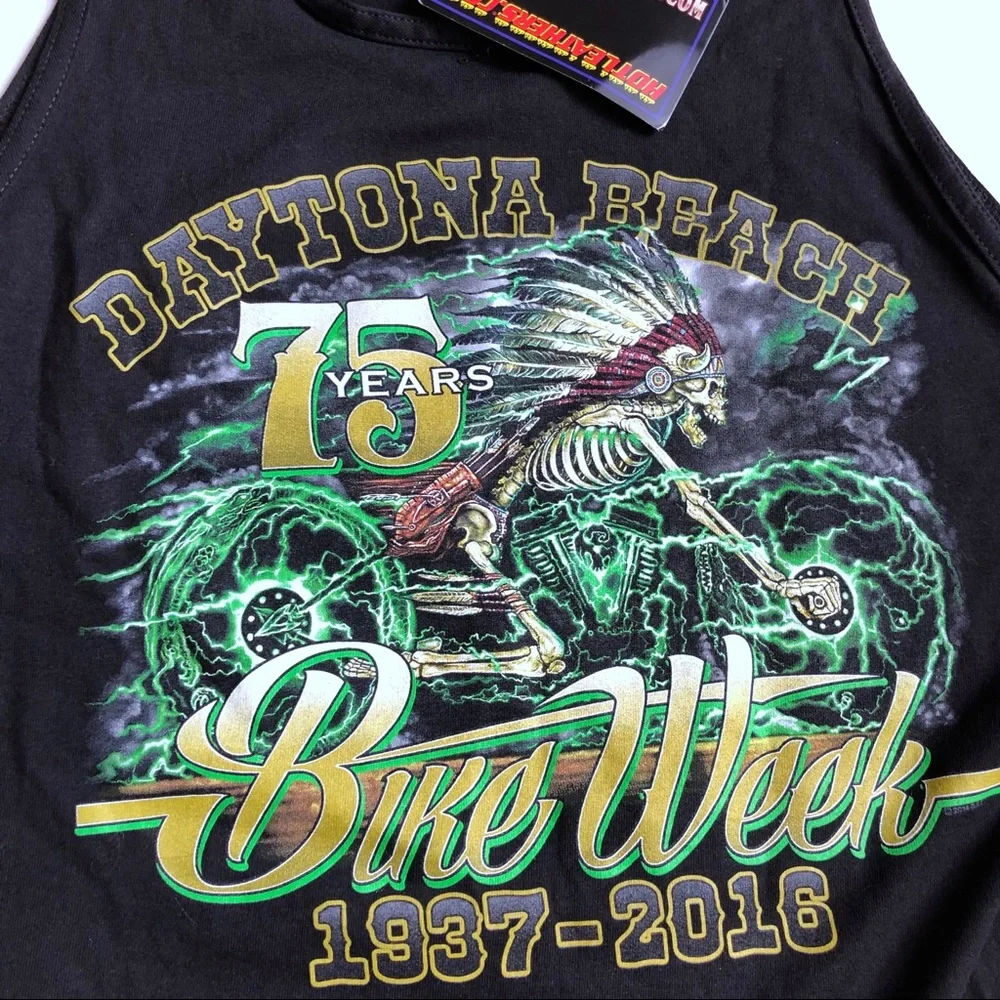 NWT Daytona Bike Week 2016 Tank Top Size Large T88 - Picture 3 of 8